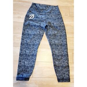 Peloton Cadence Ankle Leggings Blue High Rise Athleisure Performance Size Medium